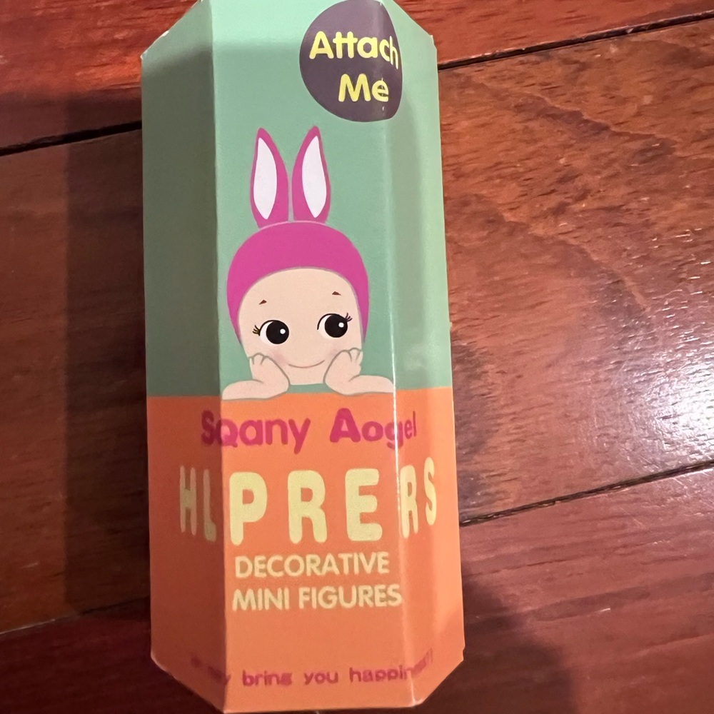 Sony Angel Decorative Mini Figure - Mint Green & Peach Packaging